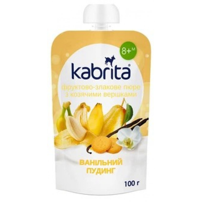 Кабрита пюре 100 г/ванильный пудинг/