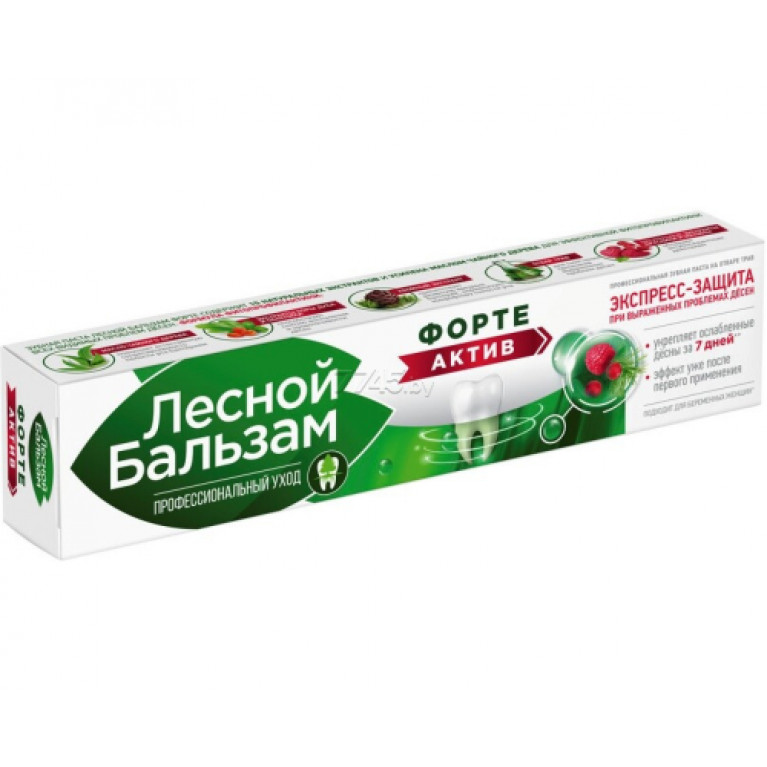 Калина Лесной бальзам паста зубная 75 мл/форте актив/