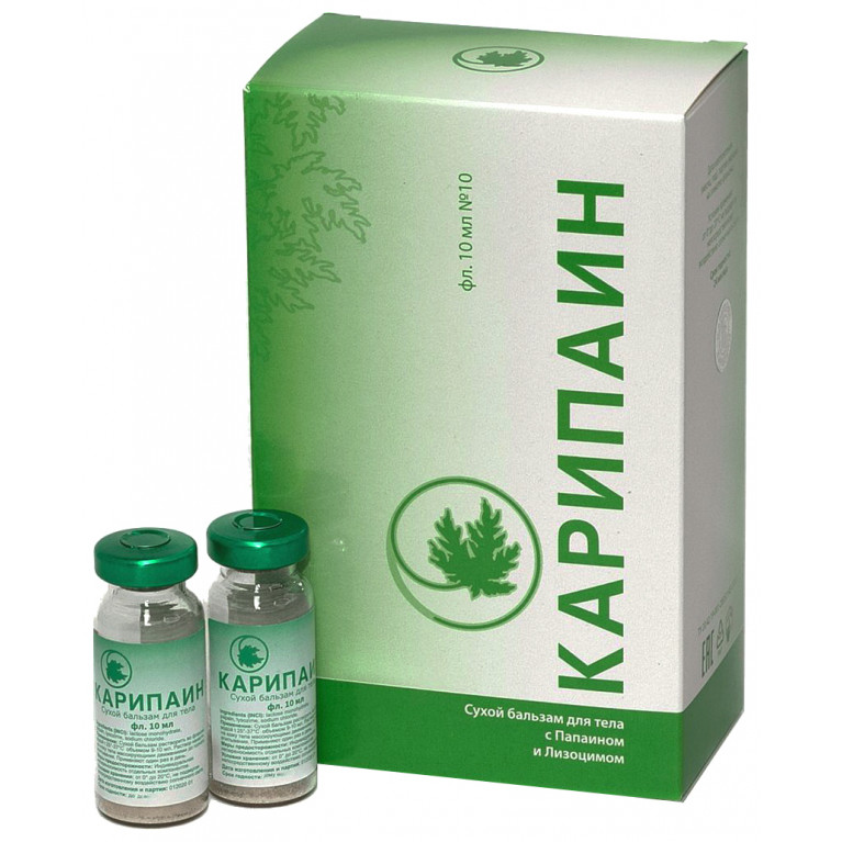Карипаин флакон 1 г №10 