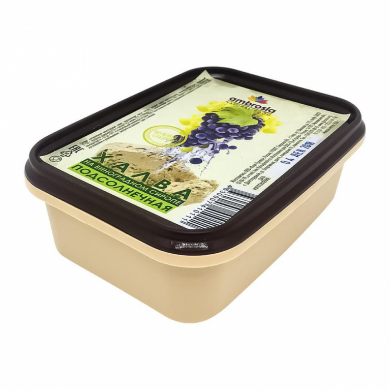 Кедр халва подсолнечная на виноградном сиропе 250 г