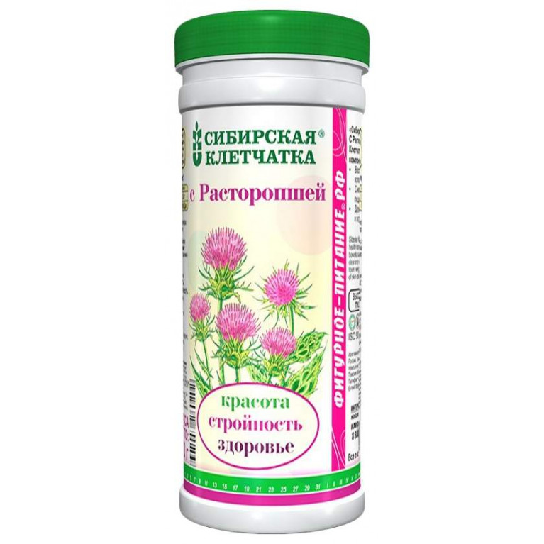 Клетчатка сибирская 170 г/расторопша/