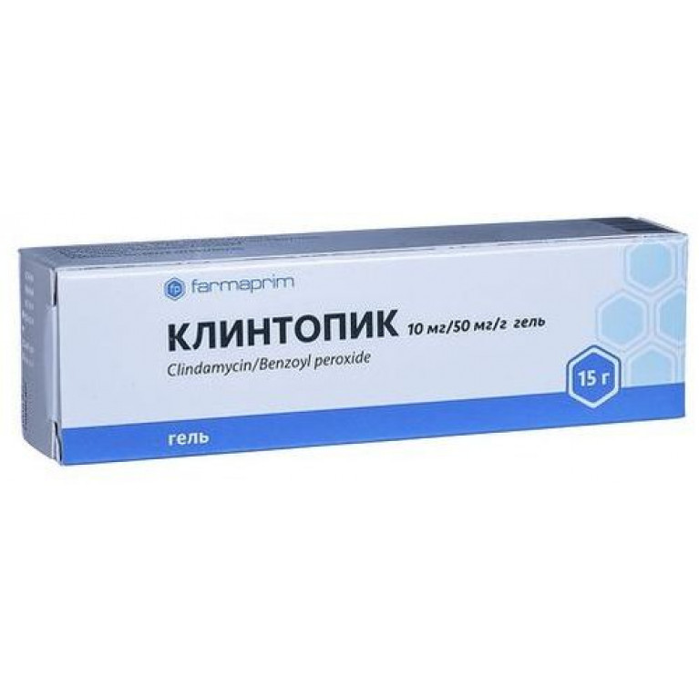 Клинтопик гель 10 мг+50 мг 15 мг