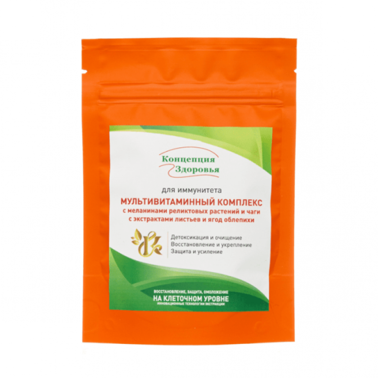 Концепция здоровья мультивитаминный комплекс с меланинами и экстрактом облепихи 100 г