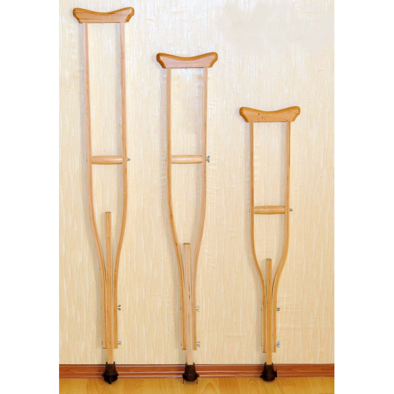 Костыль 02-КИ с УПС деревянный №2/взрослые/