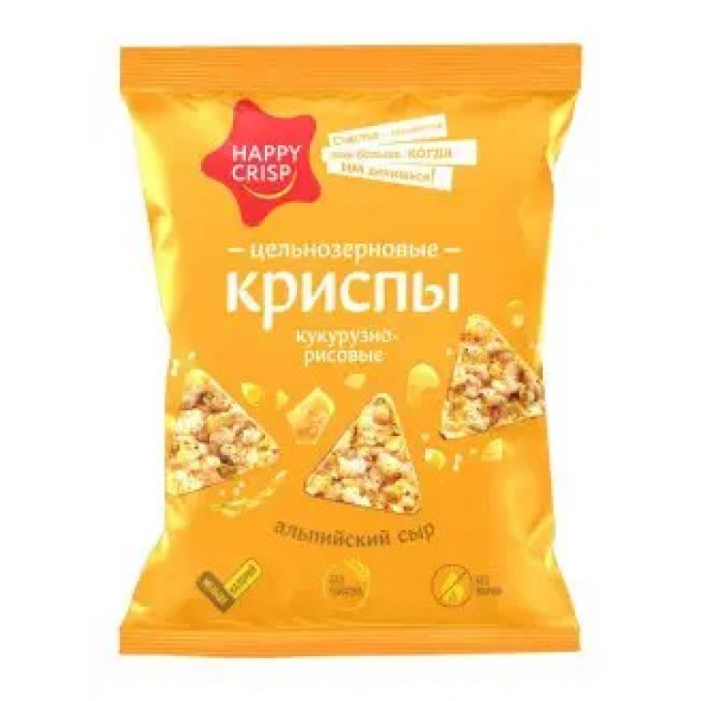 Криспы кукурузно-рисовые альпийский сыр 50 г