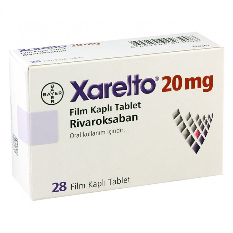 Ксарелто таблетки 20 мг №28/Турция/