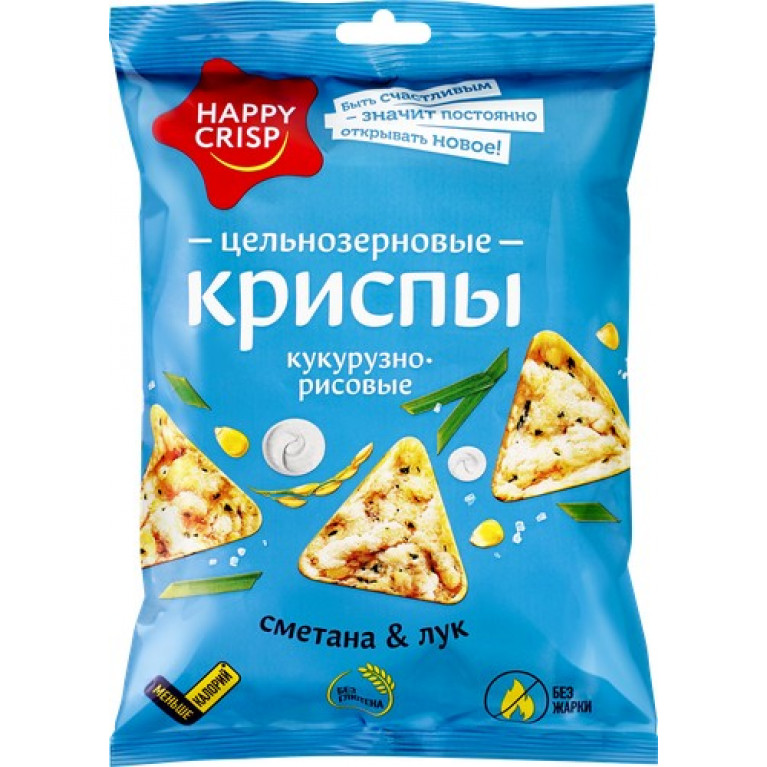 Криспы кукурузно-рисовые сметана лук 50 г
