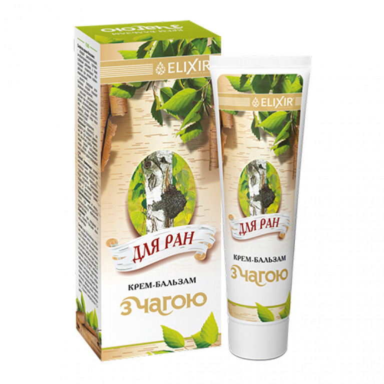 Крем-бальзам с чагой для ран 75 мл