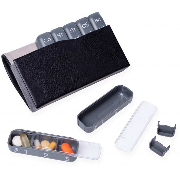 Контейнер Пилюля премиум черная