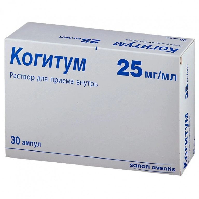 Когитум раствор для приема внутрь 25 мг/мл №30 