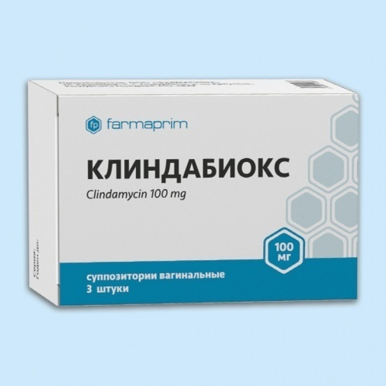 Клиндабиокс свечи 100 мг №3