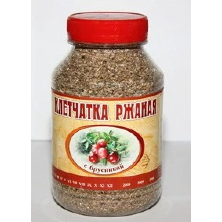 Клетчатка в баночке 270 г/с брусникой/