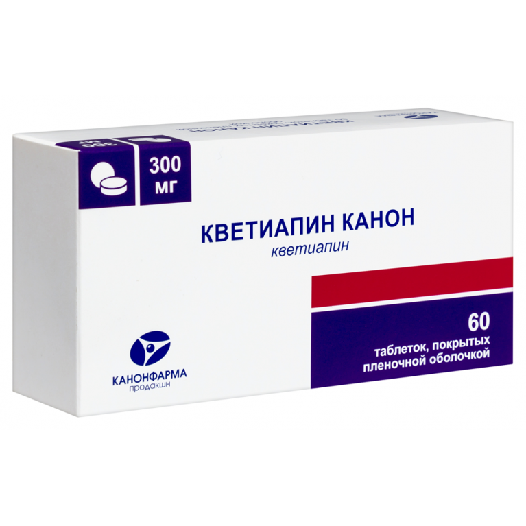 Кветиапин-Канон таблетки 300 мг №60