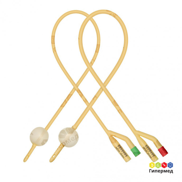 Катетер Фолея 2-х ходовой  №18