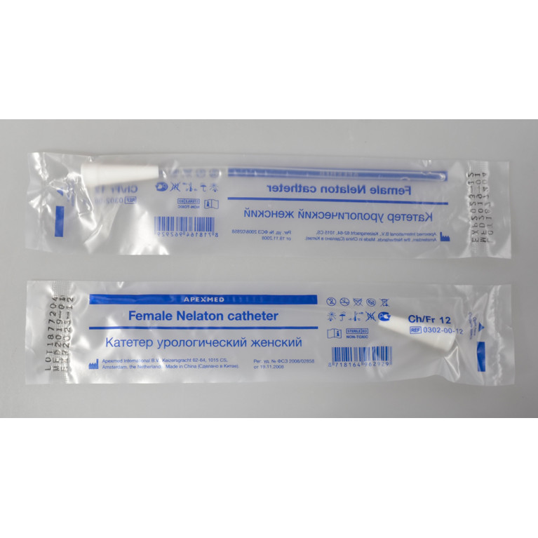 Катетер Нелатона женский СН/FR-12.Apexmed