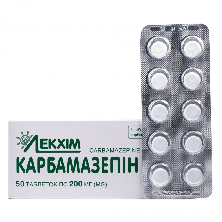 Карбамазепин таблетки 200 мг №50/лекхим/