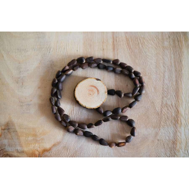 Кедр бусы кедровые с кулоном