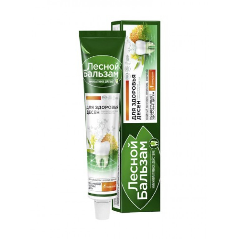 Калина Лесной бальзам паста зубная 75 мл/для здоровья десен зверобой/