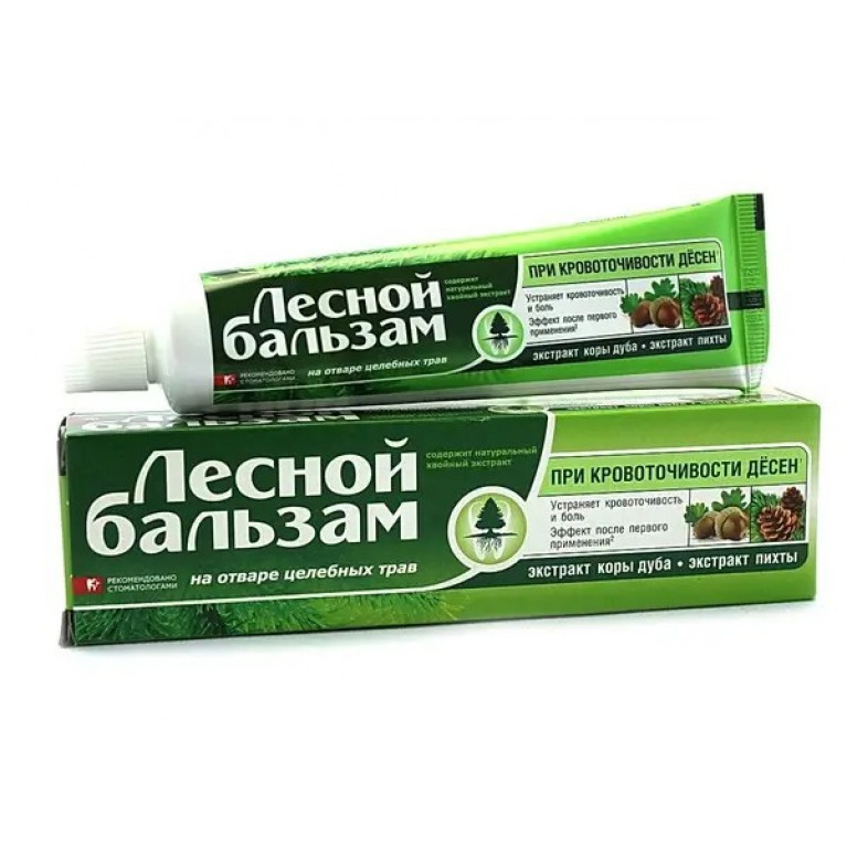 Калина Лесной бальзам паста зубная 50 мл/кора дуба и экстракт пихты/