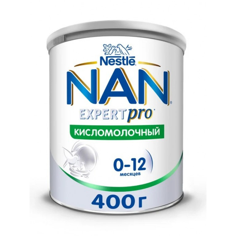 Нестле NAN смесь кисломолочный 0-12мес 400 г