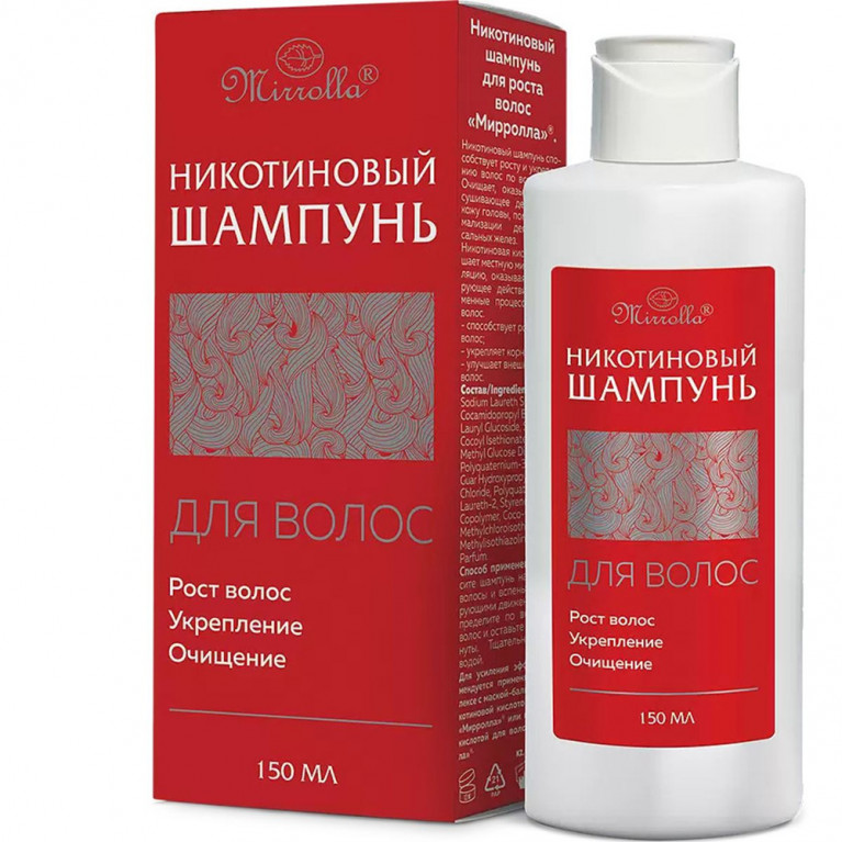 Никотиновый шампунь для волос 150 мл