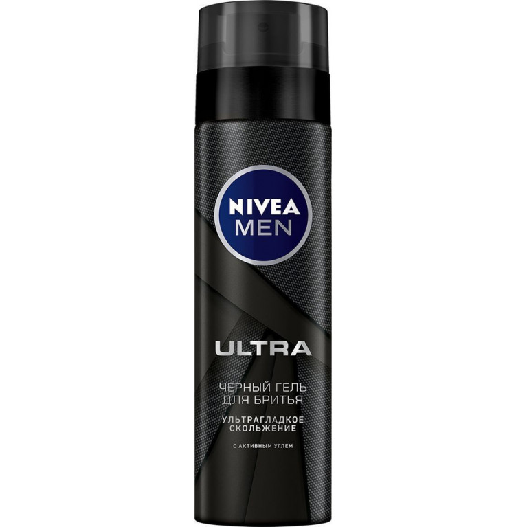 Нивея гель для бритья Черный Ultra 200 мл