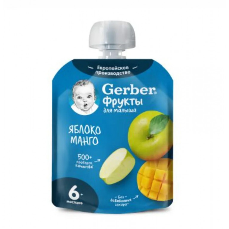 Нестле гербер пюре 90 г/яблоко манго/