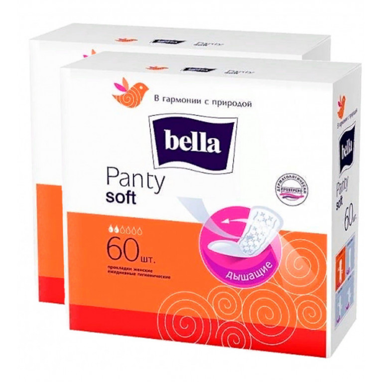 Белла ежедневки Панти Софт белая серия №60