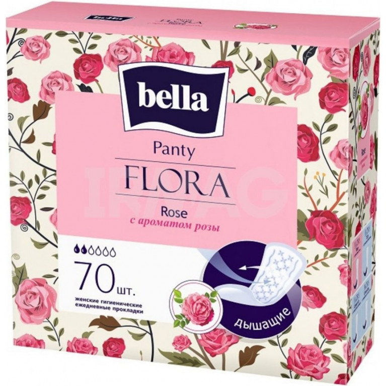 Белла ежедневки Панти флора №70/аромат розы/