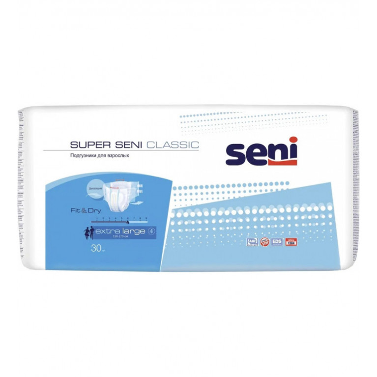 Белла подгузники для взрослых Сени голубые экстра ларч 4 №30