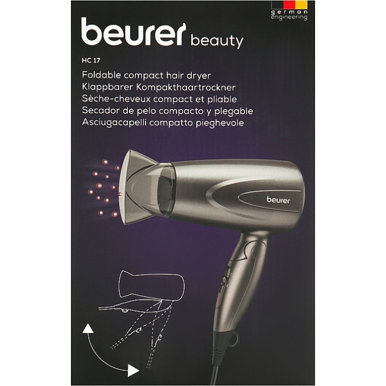 Беурер фен дорожный складной