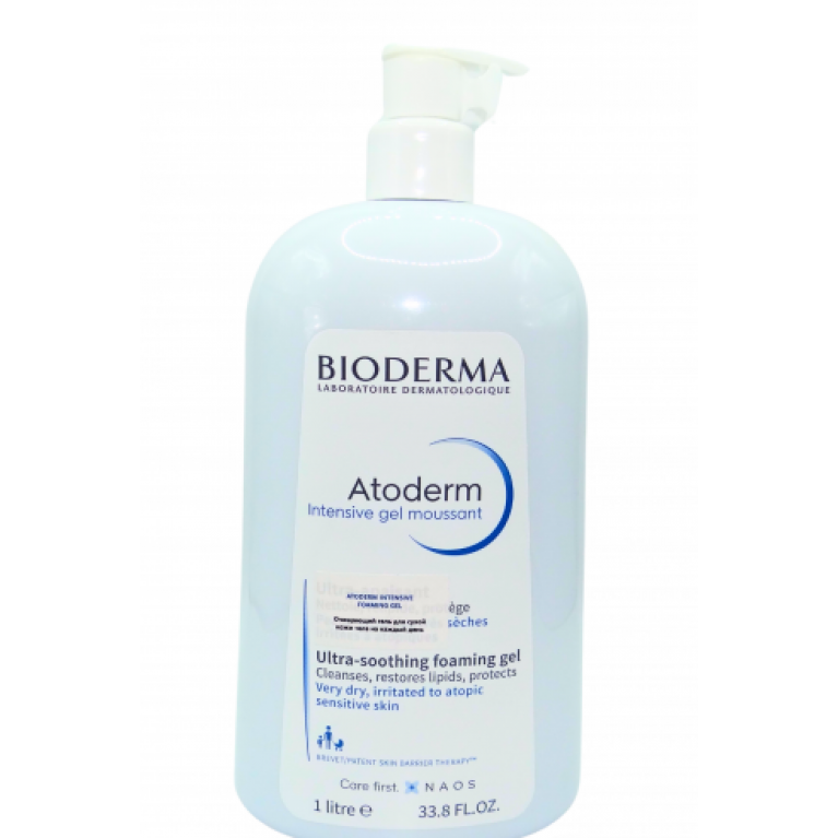 Биодерма Атодерм интенсив гель-мусс для умывания 1000 мл
