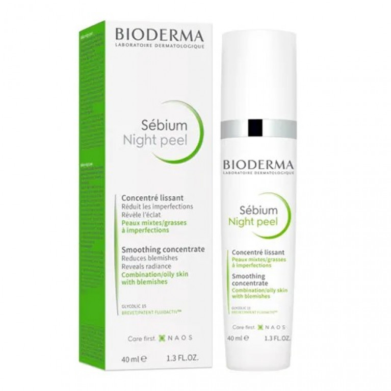 Биодерма Себиум ночной пилинг 40мл