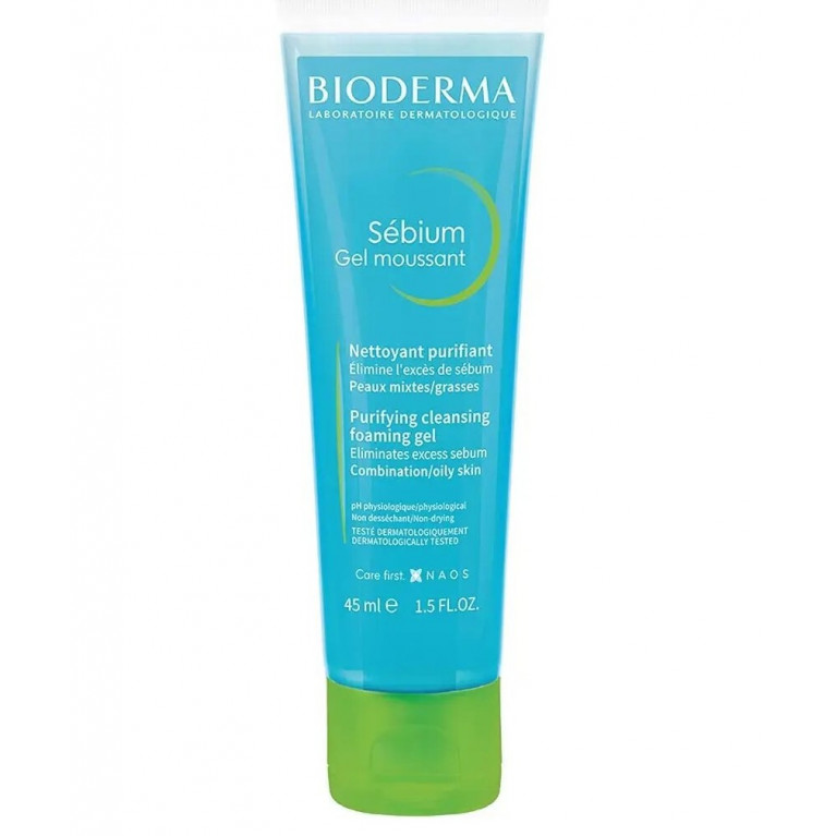Биодерма Себиум гель-мусс для умывания 45 мл