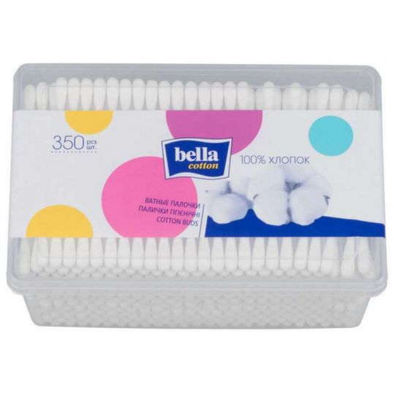 Ватные палочки белла квадратные №350