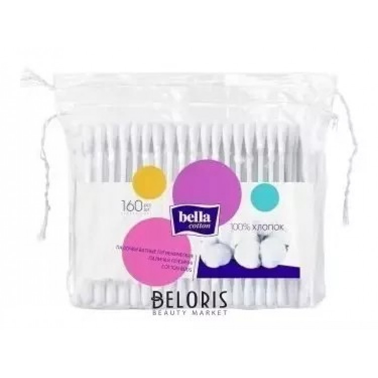 Ватные палочки белла полиэтилен №160