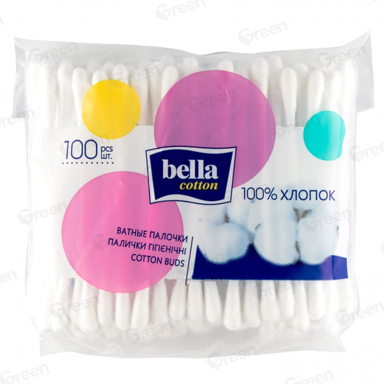 Ватные палочки белла полиэтилен №100