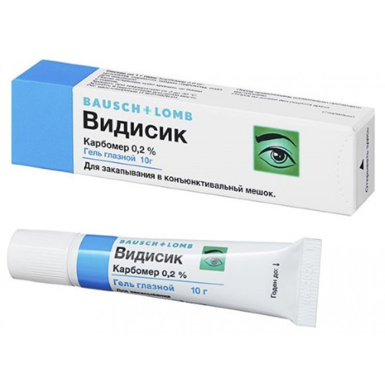 Видисик гель глазной 10гр
