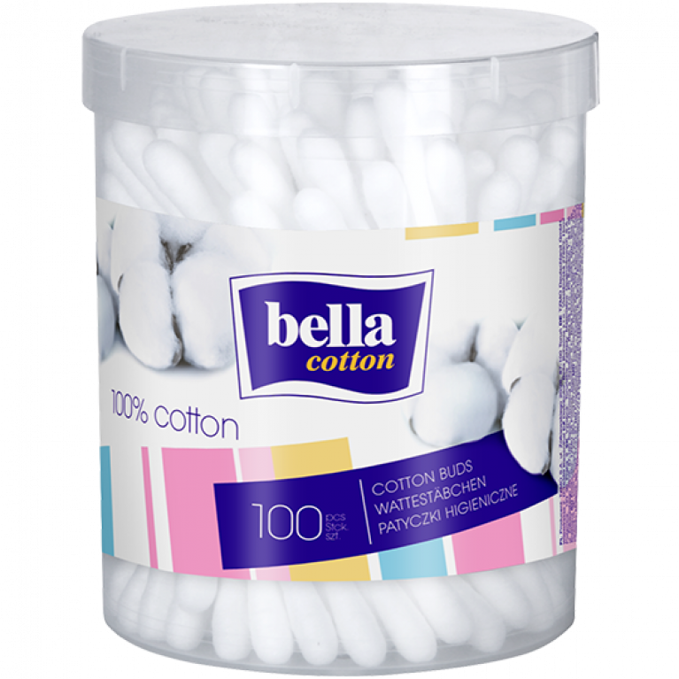 Ватные палочки белла круглые №100