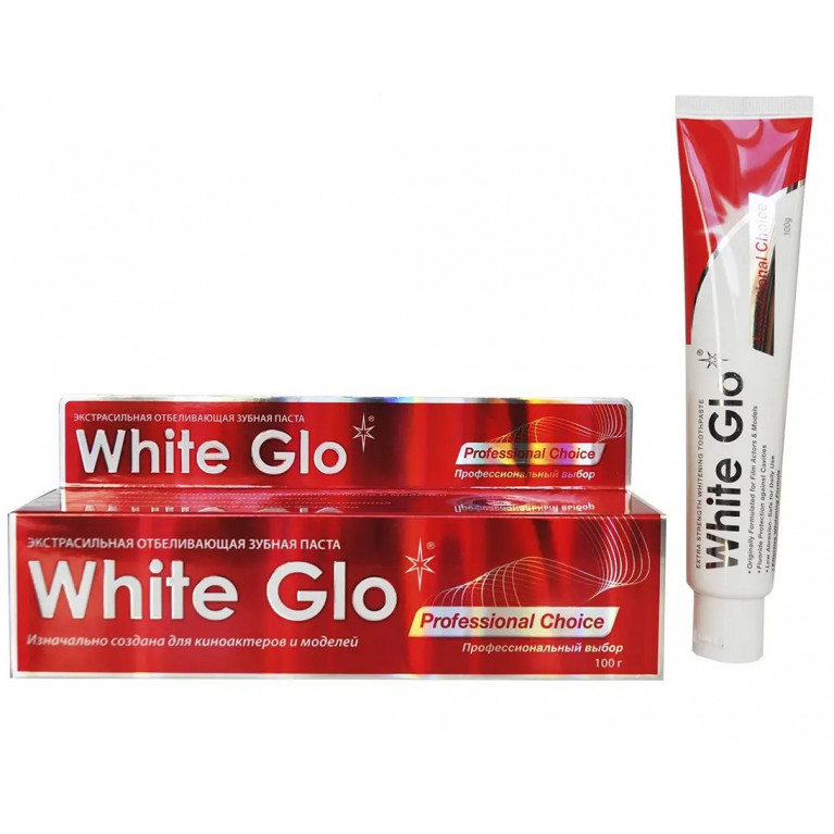 Вайт гло паста зубная 100 г/профессиональное отбеливание/