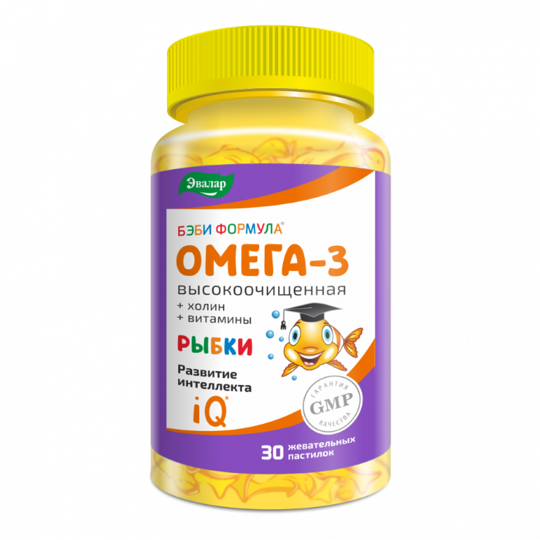Бэби формула рыбки омега-3 №30