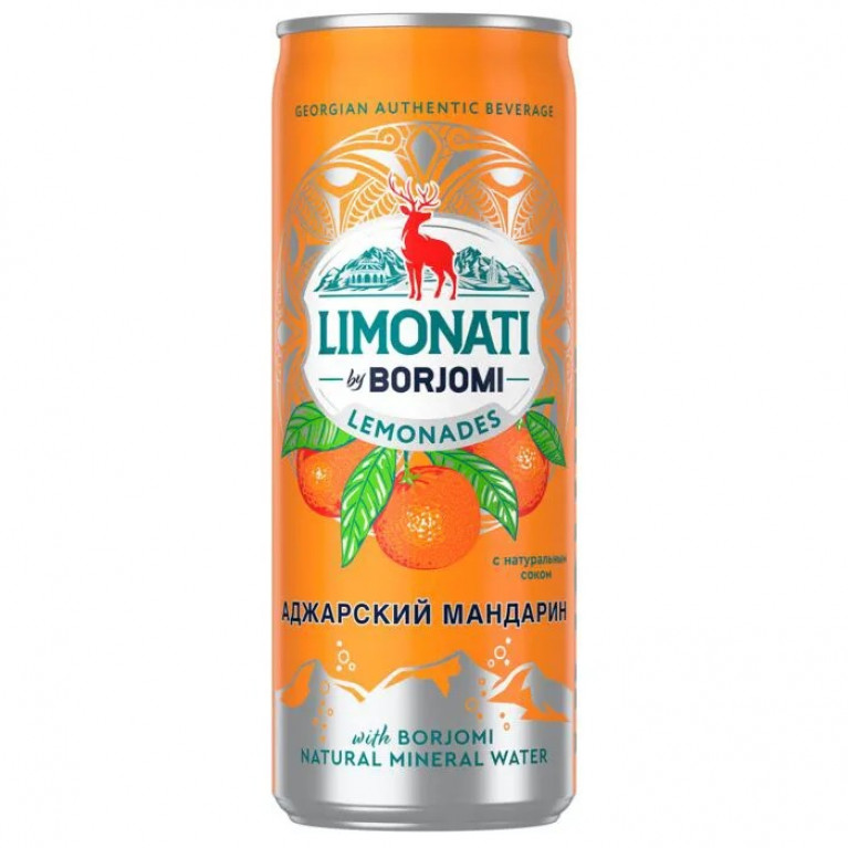 Боржоми лимонад 0,33 мл/мандарин/