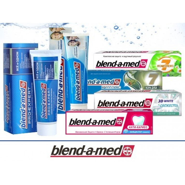 Блендамед зуб. паста в ассорт. 50,0