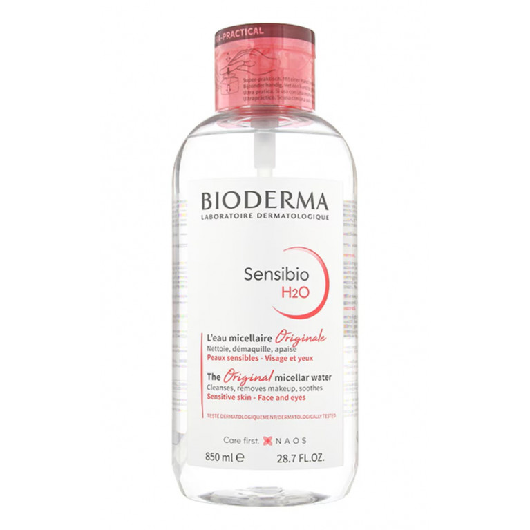 Биодерма Сенсибио Н2О мицелловый раствор 850 мл/с помпой/
