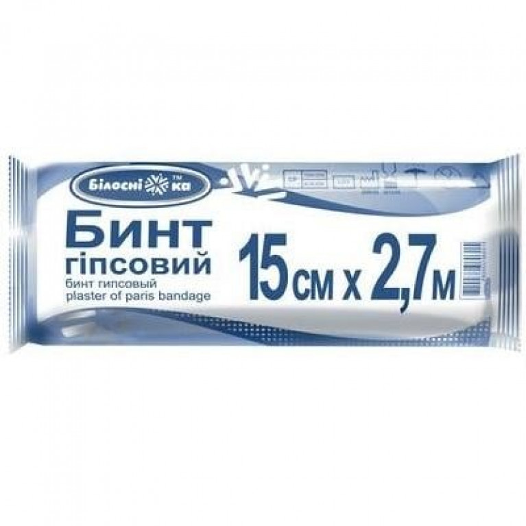 Бинт гипсовый 270*15 см/САН ФАРМ/