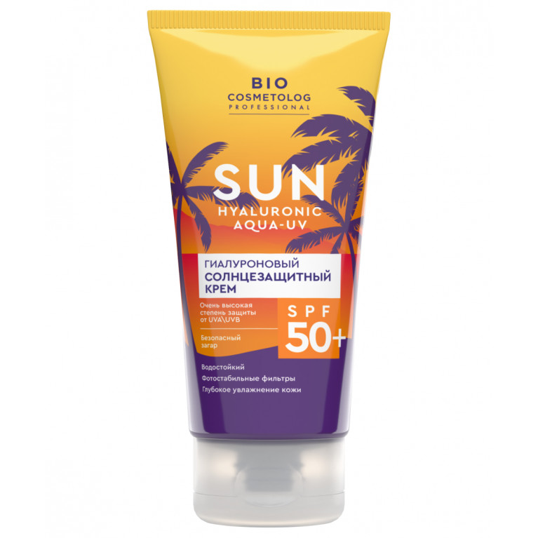 Био косметолог сан гиалуроник крем солнцезащитный SPF-50+ 150 мл