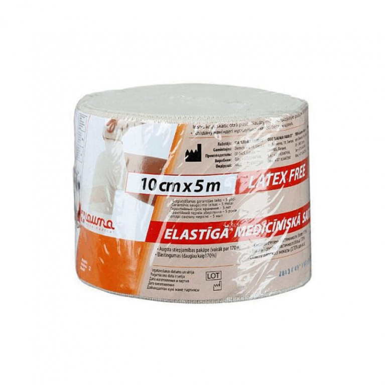 Бинт медицинский эластичный,фиксирующий 5*10