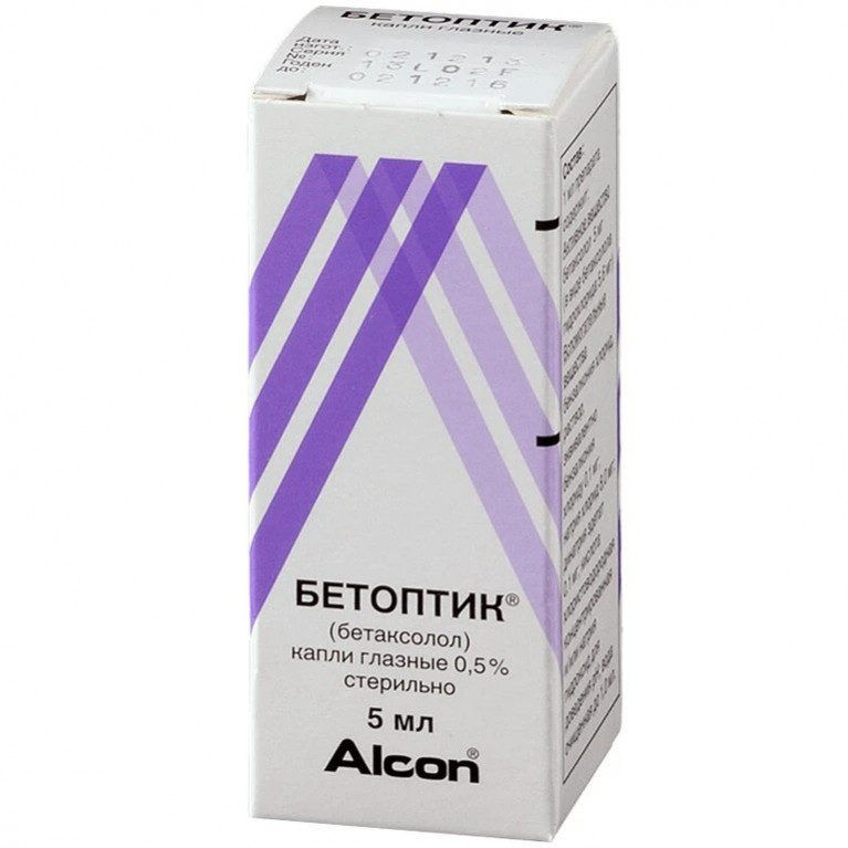 Бетоптик капли глазные 0,5% 5 мл