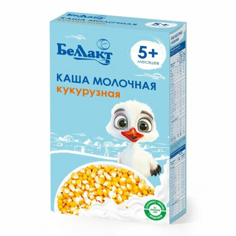 Беллакт каша зерно-молочная 250 г/кукурузная/