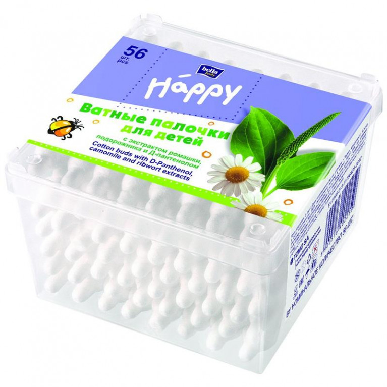 Белла хеппи ватные палочки №56